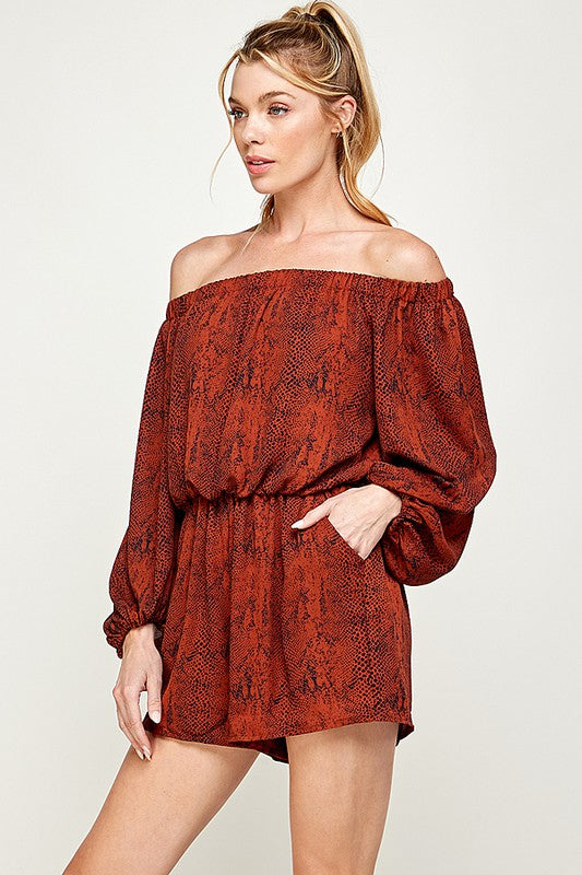 Darla's Off The Shoulder Romper