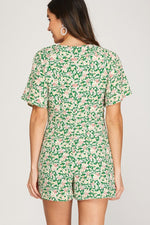 Me Time Floral Romper