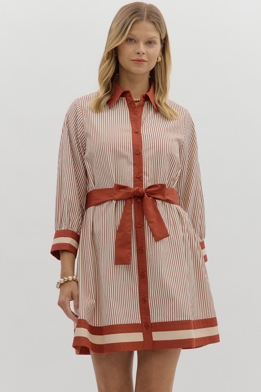 I Know a Place Striped Mini Dress