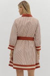 I Know a Place Striped Mini Dress