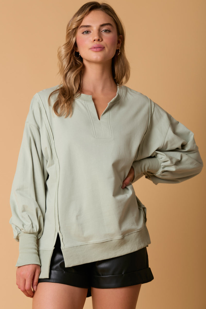 Weekend Sage Pullover