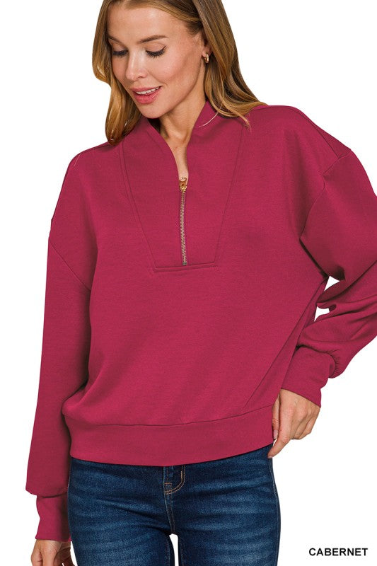 Alaina's Scuba Half Zip Pull Over