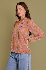 Floral Long Sleeve Blouse