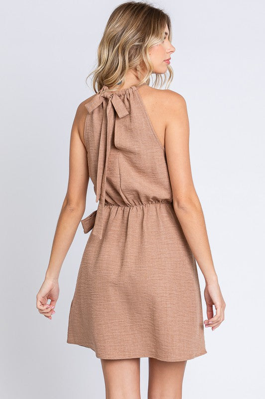Halter Short Mini Dress