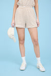Heather's Elastic Waist Knit Mini Shorts