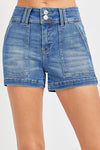 Paris' Patched Front Pocket Shorts