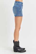 Paris' Patched Front Pocket Shorts