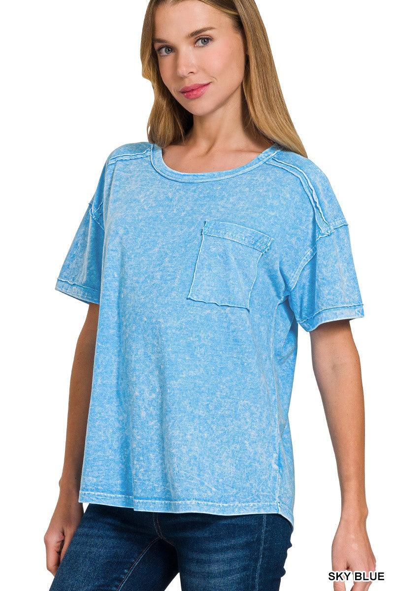 Heidi's Halo Mineral Washed Tee