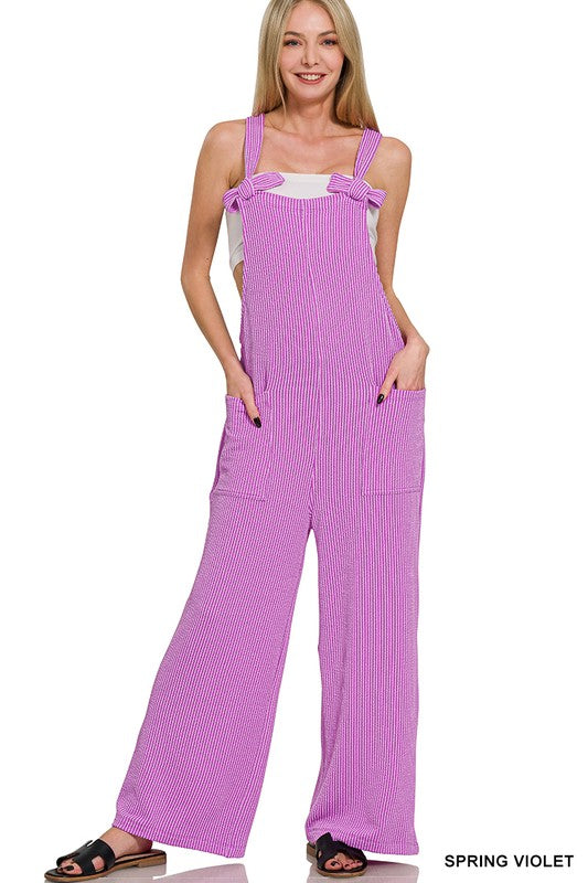 Knot Strap Relaxed Fit Overalls