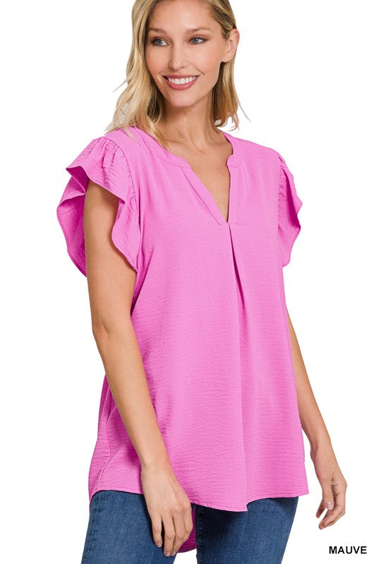 Stronger Together Ruffled Tank