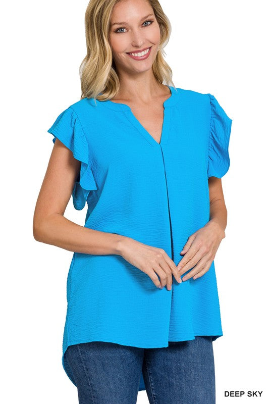 Stronger Together Ruffled Tank