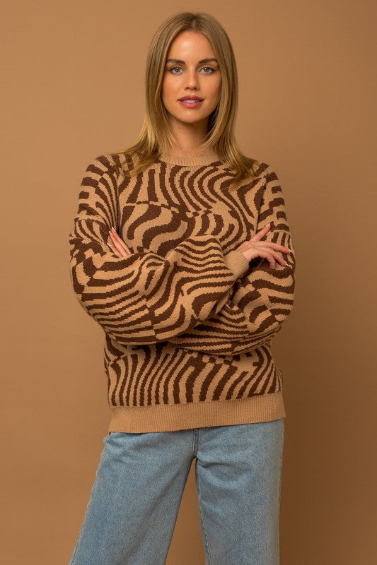 Tiger Stripes Stretchy Sweater