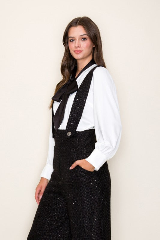 Bow Tie Satin Top