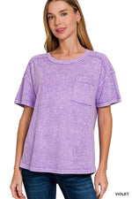 Heidi's Halo Mineral Washed Tee