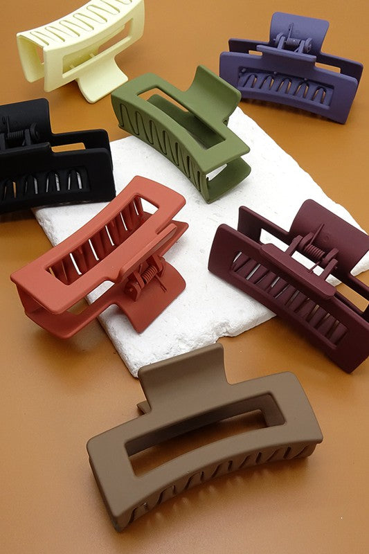Matte Hair Claw Clips