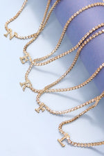 Diamond Initial Necklace