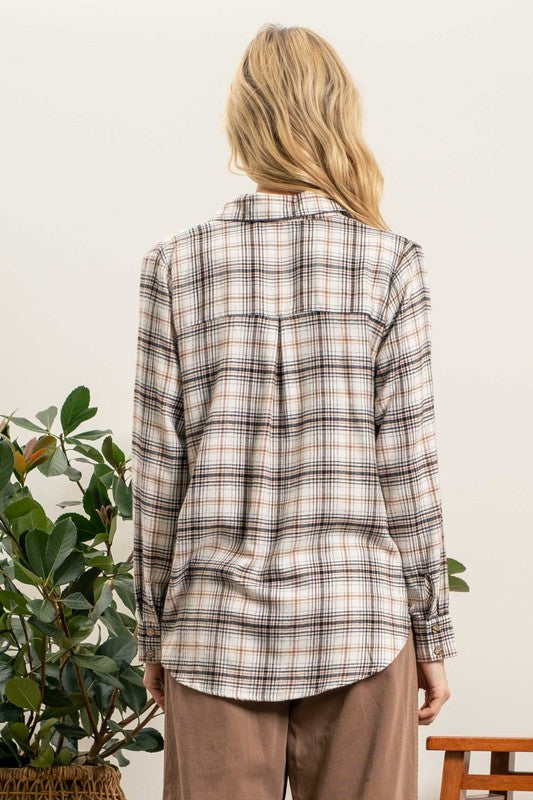 Lightweight Flannel Button Up