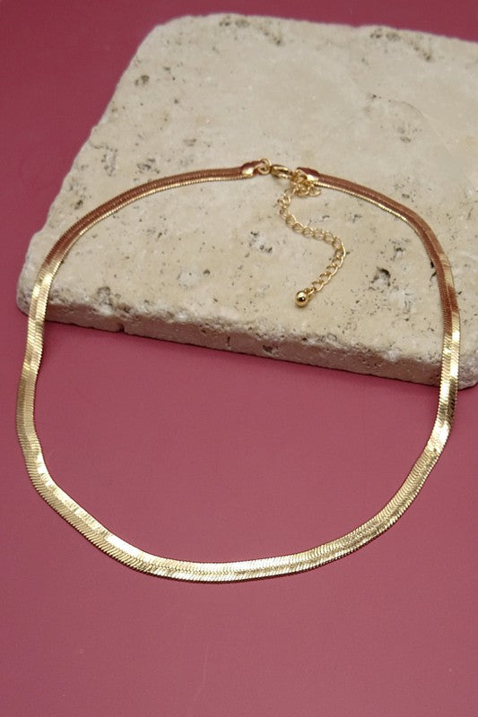 CLASSIC 16INCH SNAKE CHAIN NECKLACE