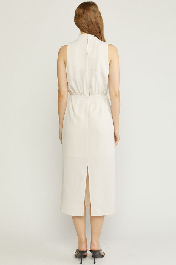 Another Chance Midi Sleeveless Dress