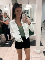 Let's Unwind Black Denim Shorts