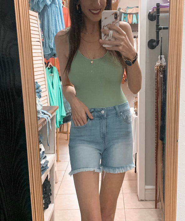 Palmer's Super Light Mid Rise Denim Shorts