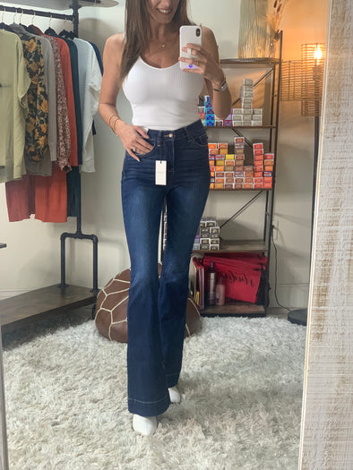 Judy Blue Hi Rise Trouser Flares
