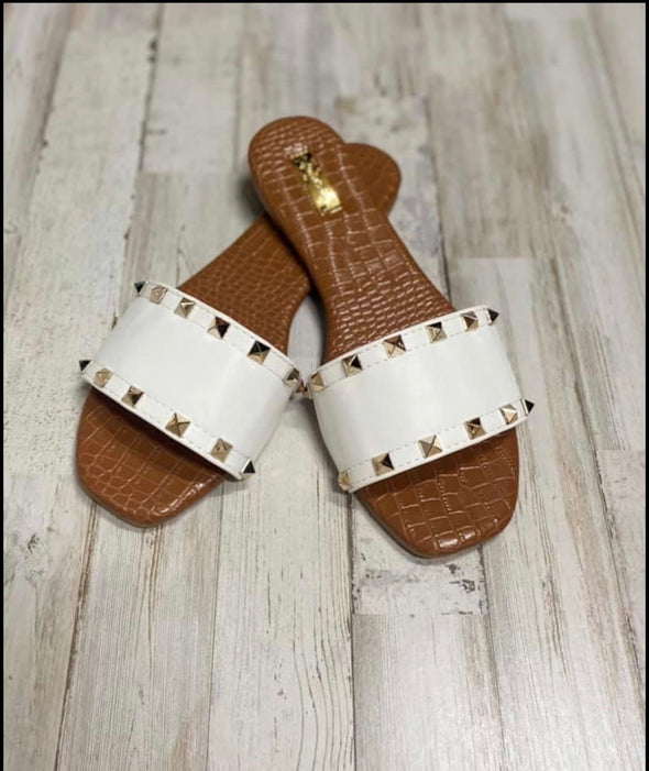 Hazy White Sandal