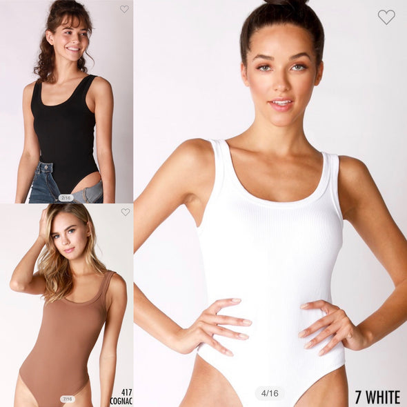 OS Seamless Ribbed Bodysuit (4 colors)