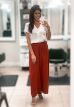 On The Run Wide Leg Pants