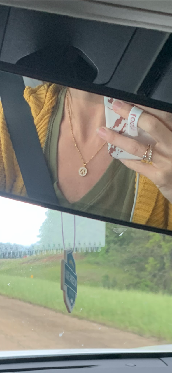 Initial Diamond Necklace