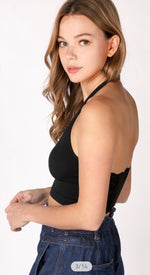OS Halter Lace Crop