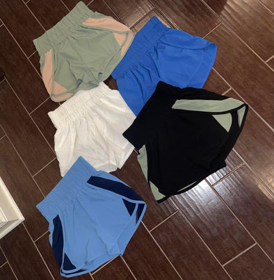 Ava's High Waistband Comfy Shorts with Contrast Detail