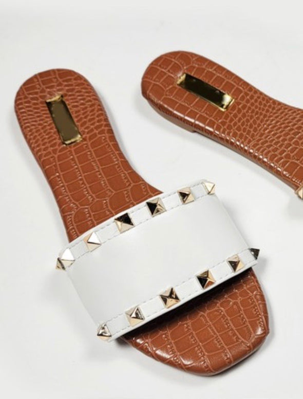 Hazy White Sandal