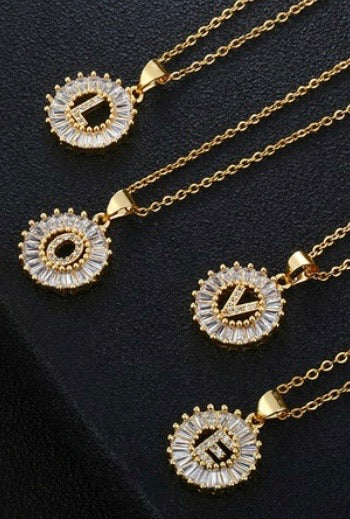 Initial Diamond Necklace