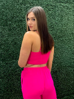 I’m Bossy Hot Pink Crop Top