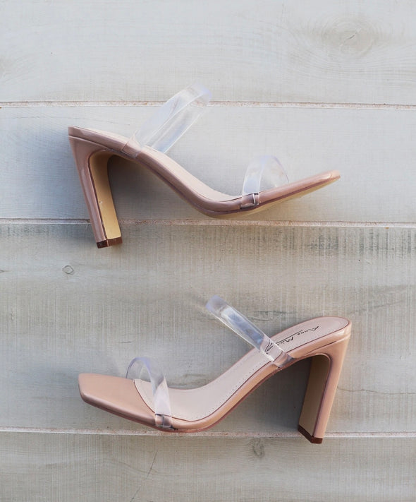 The Jodi Clear Strap Heels