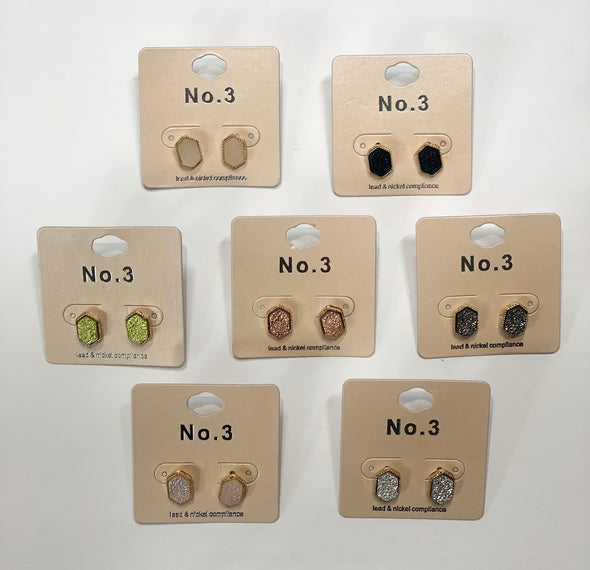 Druzy Studs