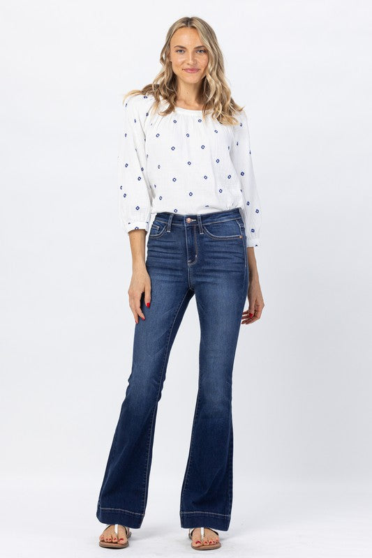 Judy Blue Hi Rise Trouser Flares