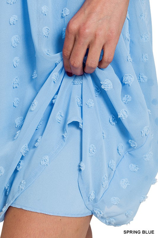 Swiss Dot Babydoll Dress