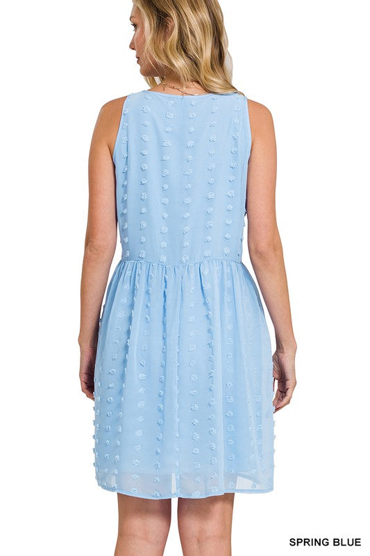 Swiss Dot Babydoll Dress