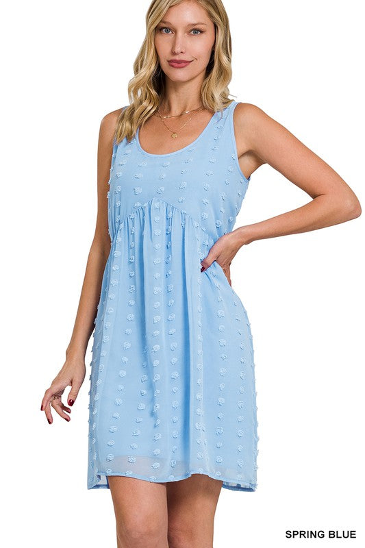 Swiss Dot Babydoll Dress